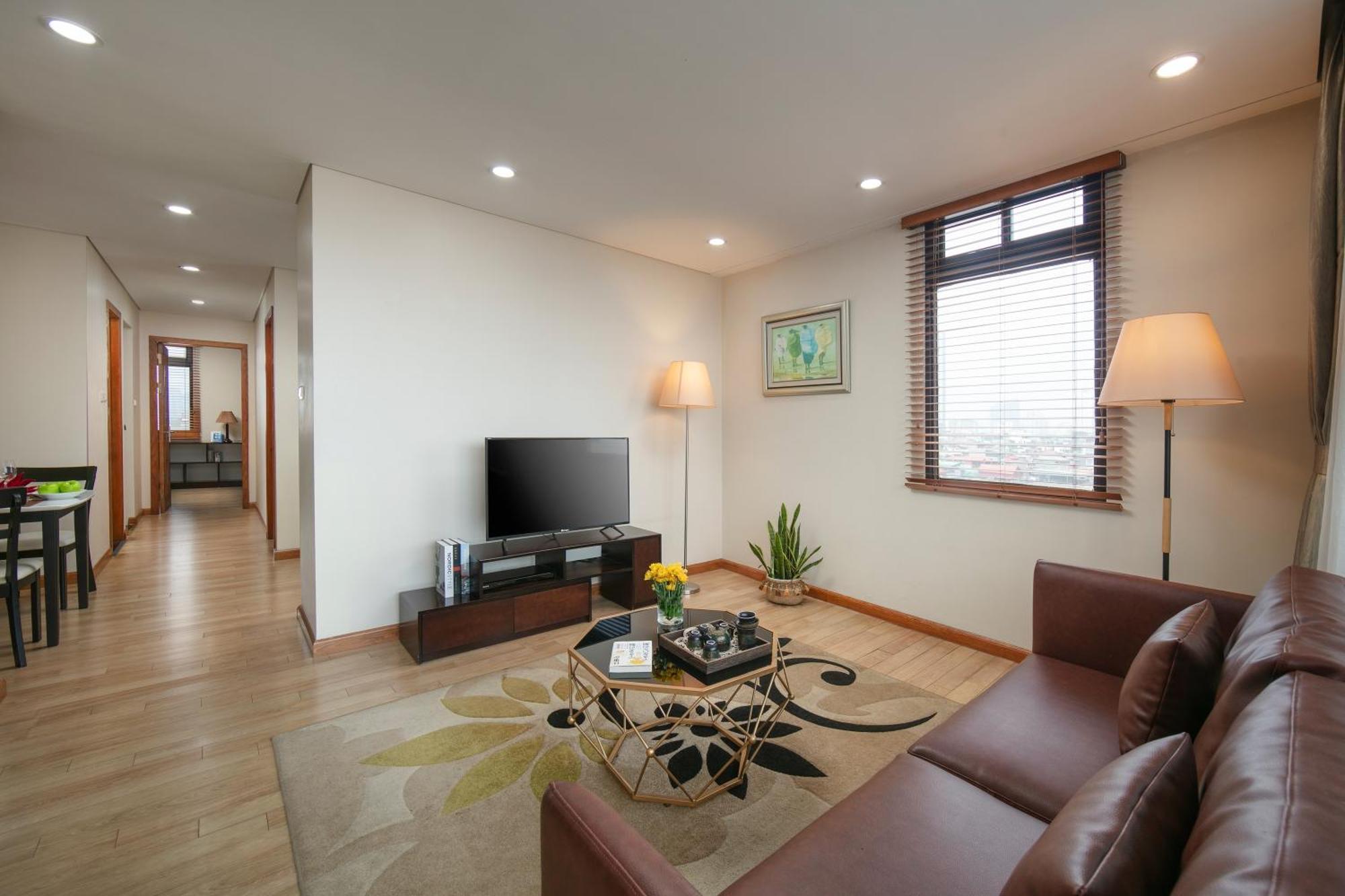 Hb Serviced Apartment - 121B Quan Hoa Hanoi Exterior photo