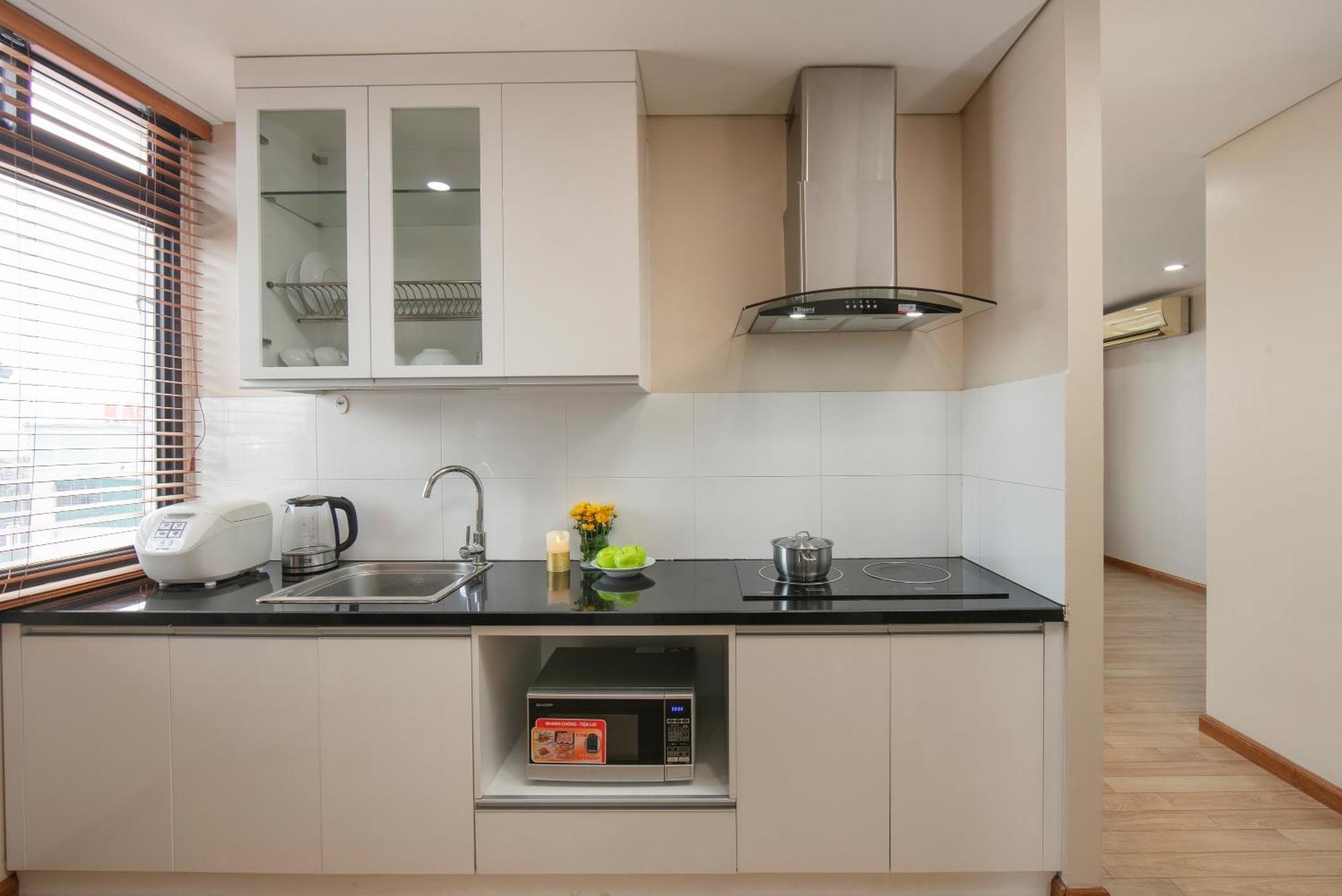 Hb Serviced Apartment - 121B Quan Hoa Hanoi Exterior photo