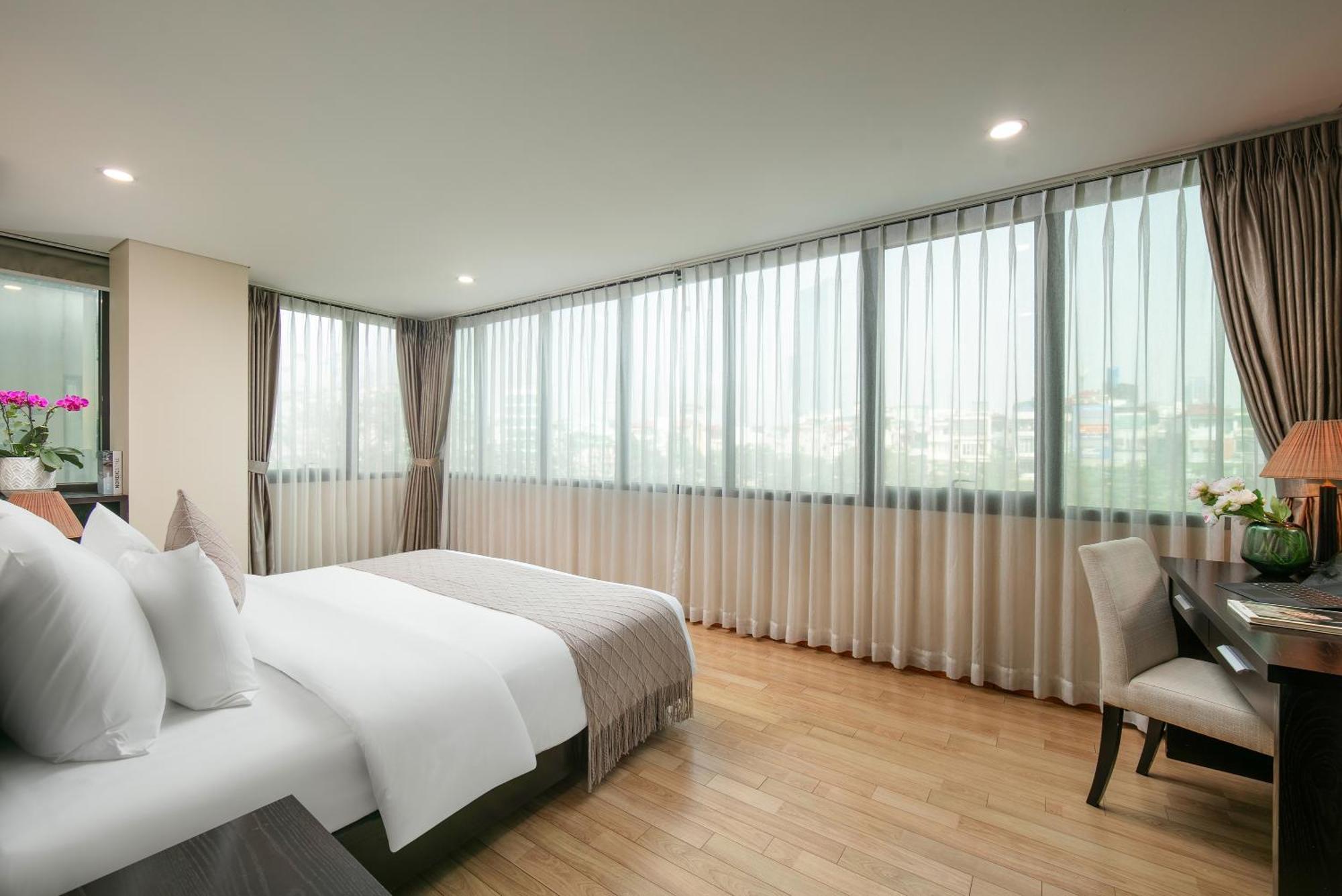 Hb Serviced Apartment - 121B Quan Hoa Hanoi Exterior photo