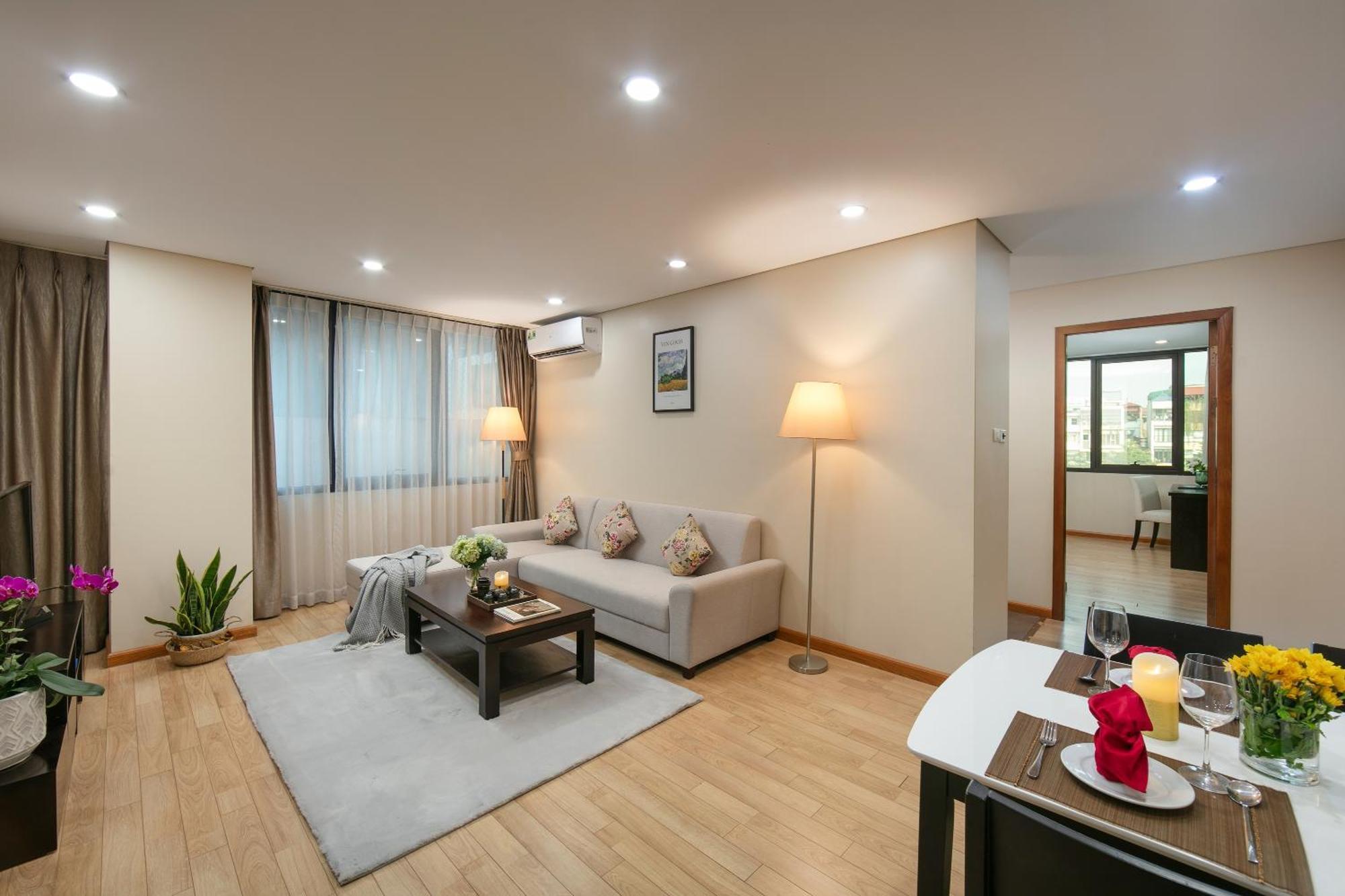 Hb Serviced Apartment - 121B Quan Hoa Hanoi Exterior photo